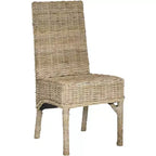 Chaise d'appoint naturelle non finie