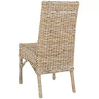 Chaise d'appoint naturelle non finie