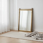 Kate and Laurel Chadbolt Metal Rectangle Mirror, 22x33, Gold