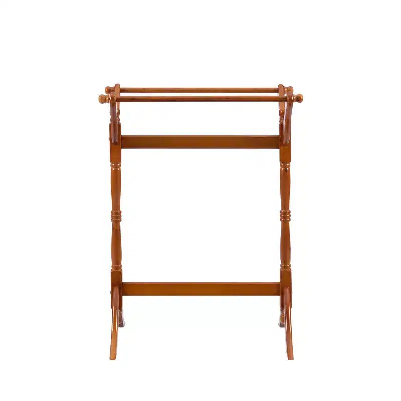 Porte-couvertures traditionnel en bois massif