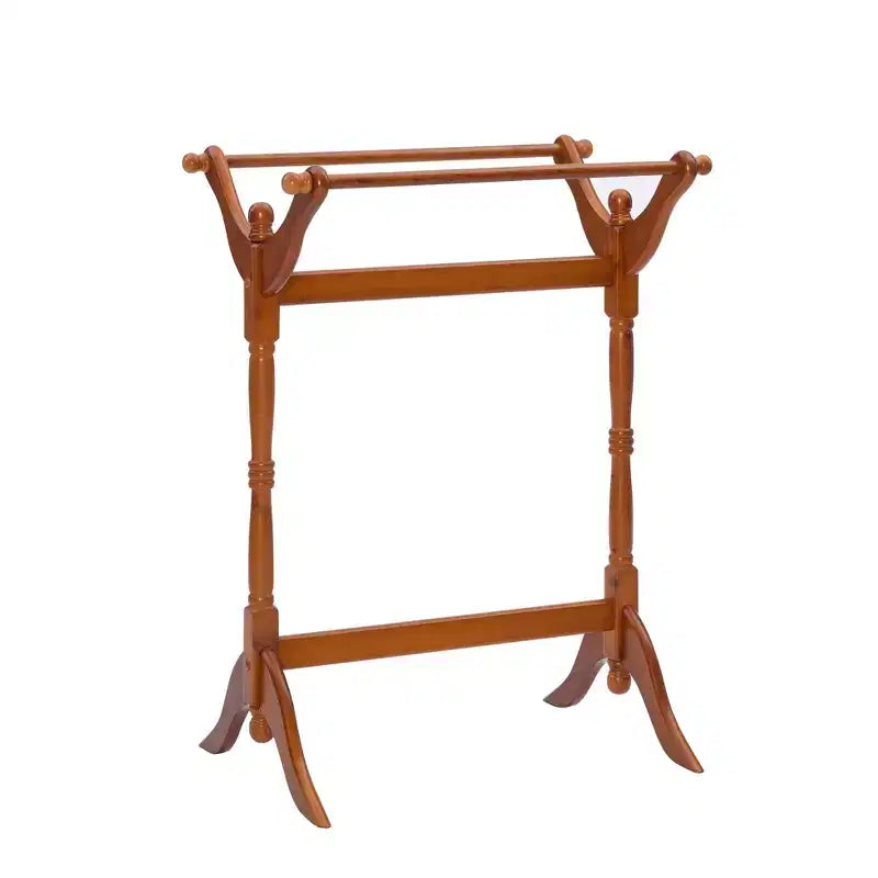 Traditional Solid Wood Blanket Rack