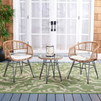 Ensemble de chaises longues 3 pièces Ferla - Intérieur/Extérieur - PAT9014 - Safavieh