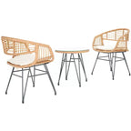 Ensemble de chaises longues 3 pièces Ferla - Intérieur/Extérieur - PAT9014 - Safavieh