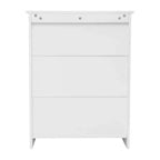 Meuble de rangement de salle de bain avec étagère intérieure réglable, étagère supérieure ouverte et portes à fermeture magnétique
