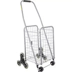 dbest products Stair Climber Cruiser Cart Sport Shopping Grocery Compact Lightweight Folding Laundry Wheels Basket