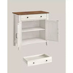 Buffet, Armoire de Rangement avec Tiroir et Portes, Étagère Réglable en Hauteur