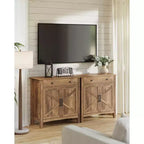 Buffet, Armoire de Rangement avec Tiroir et Portes, Étagère Réglable en Hauteur