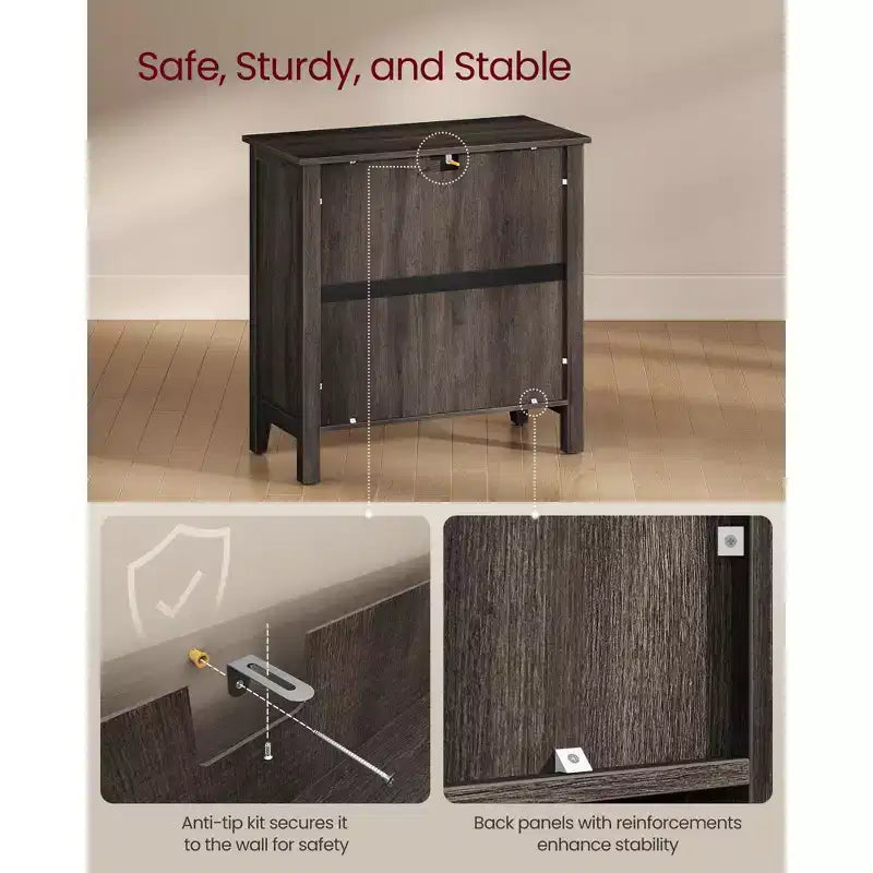 Buffet Cabinet, Sideboard Cabinet with Storage and Drawer, with Doors, Height Adjustable Shelf