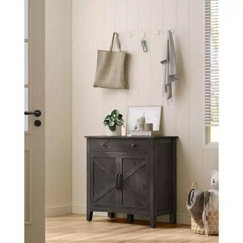 Buffet Cabinet, Sideboard Cabinet with Storage and Drawer, with Doors, Height Adjustable Shelf