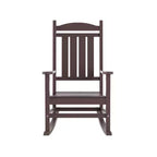 Ensemble de 3 chaises à bascule de véranda avec table d'appoint ronde WestinTrends