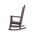 Ensemble de 3 chaises à bascule de véranda avec table d'appoint ronde WestinTrends