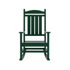 Ensemble de 3 chaises à bascule de véranda avec table d'appoint ronde WestinTrends