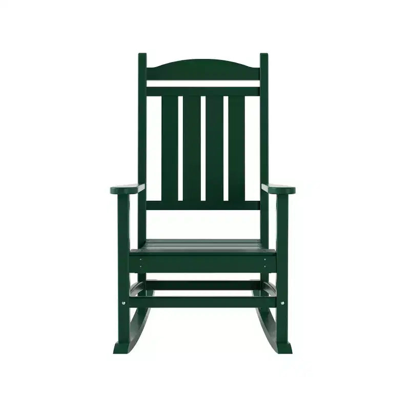 Ensemble de 3 chaises à bascule de véranda avec table d'appoint ronde WestinTrends
