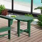 Ensemble de 3 chaises à bascule de véranda avec table d'appoint ronde WestinTrends