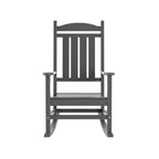 Ensemble de 3 chaises à bascule de véranda avec table d'appoint ronde WestinTrends