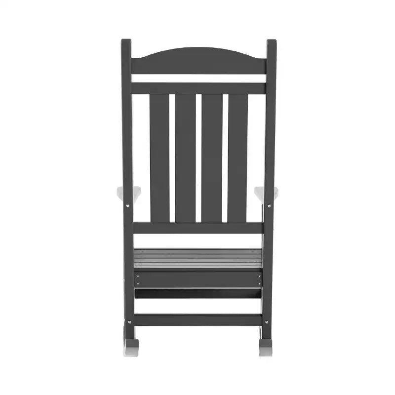 Ensemble de 3 chaises à bascule de véranda avec table d'appoint ronde WestinTrends