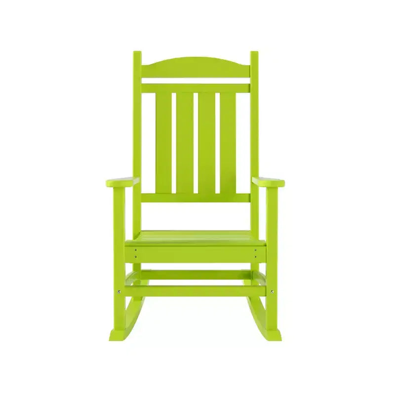 Ensemble de 3 chaises à bascule de véranda avec table d'appoint ronde WestinTrends