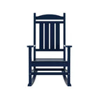Ensemble de 3 chaises à bascule de véranda avec table d'appoint ronde WestinTrends