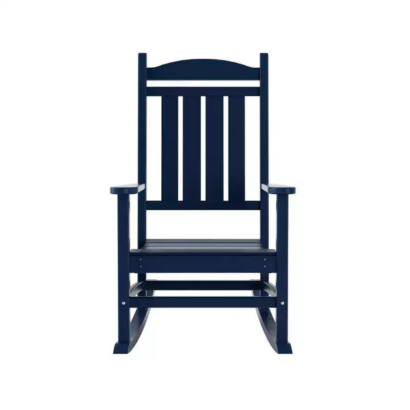 Ensemble de 3 chaises à bascule de véranda avec table d'appoint ronde WestinTrends
