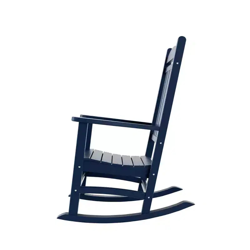 Ensemble de 3 chaises à bascule de véranda avec table d'appoint ronde WestinTrends