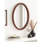 Miroir mural ovale encadré Décor 18x24