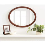 Miroir mural ovale encadré Décor 18x24