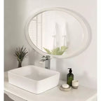 Miroir mural ovale encadré Décor 18x24
