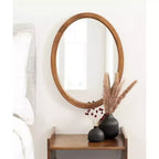 Miroir mural ovale encadré Décor 18x24
