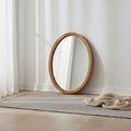 Kate & Laurel All Things Decor 18x24 Hogan Oval Framed Wall Mirror