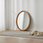 Kate & Laurel All Things Decor 18x24 Hogan Oval Framed Wall Mirror