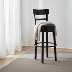 Signature Design by Ashley Casual Valebeck Bar Height Bar Stool, Black
