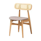 Ensemble de salle à manger 5 pièces Baxton Studio Tarana en bois de style moderne du milieu du siècle