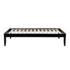 Lit plateforme jumeau et table de chevet Powell Pensy