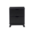 Lit plateforme jumeau et table de chevet Powell Pensy