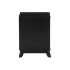 Lit plateforme jumeau et table de chevet Powell Pensy