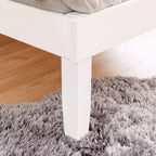 Lit plateforme jumeau et table de chevet Powell Pensy