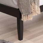 Lit plateforme jumeau et table de chevet Powell Pensy