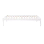 Lit plateforme jumeau et table de chevet Powell Pensy