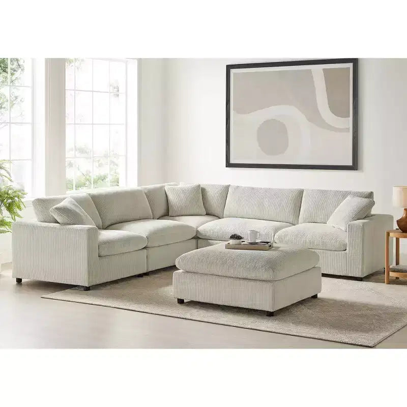 Canapé modulaire 6 pièces Casella Comfort Pointe