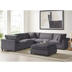 Canapé modulaire 6 pièces Casella Comfort Pointe