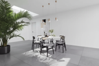 Nordic Minimalist Dining Scene