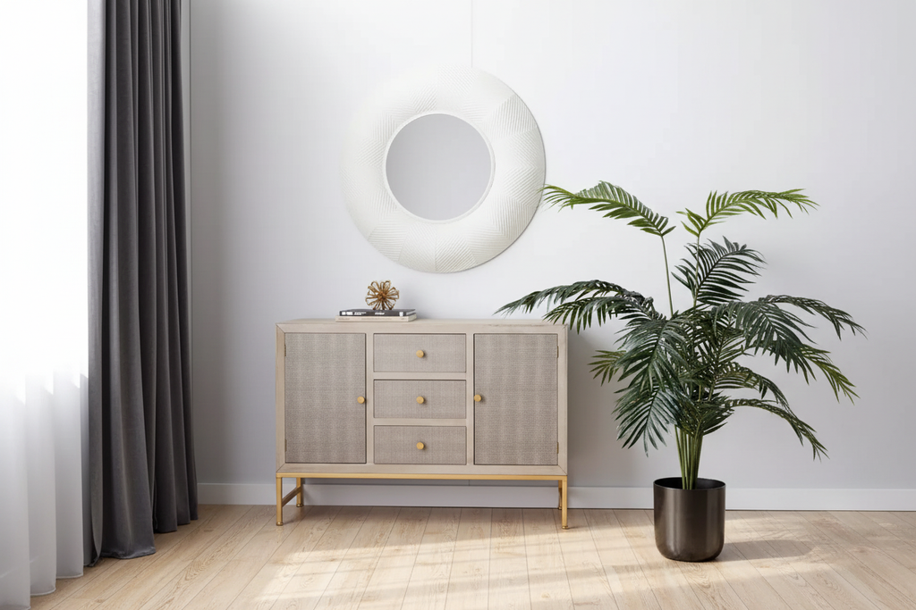 Nordic Minimalist Sideboard Scene